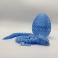 Transparent Articulated Dragon and Egg Set