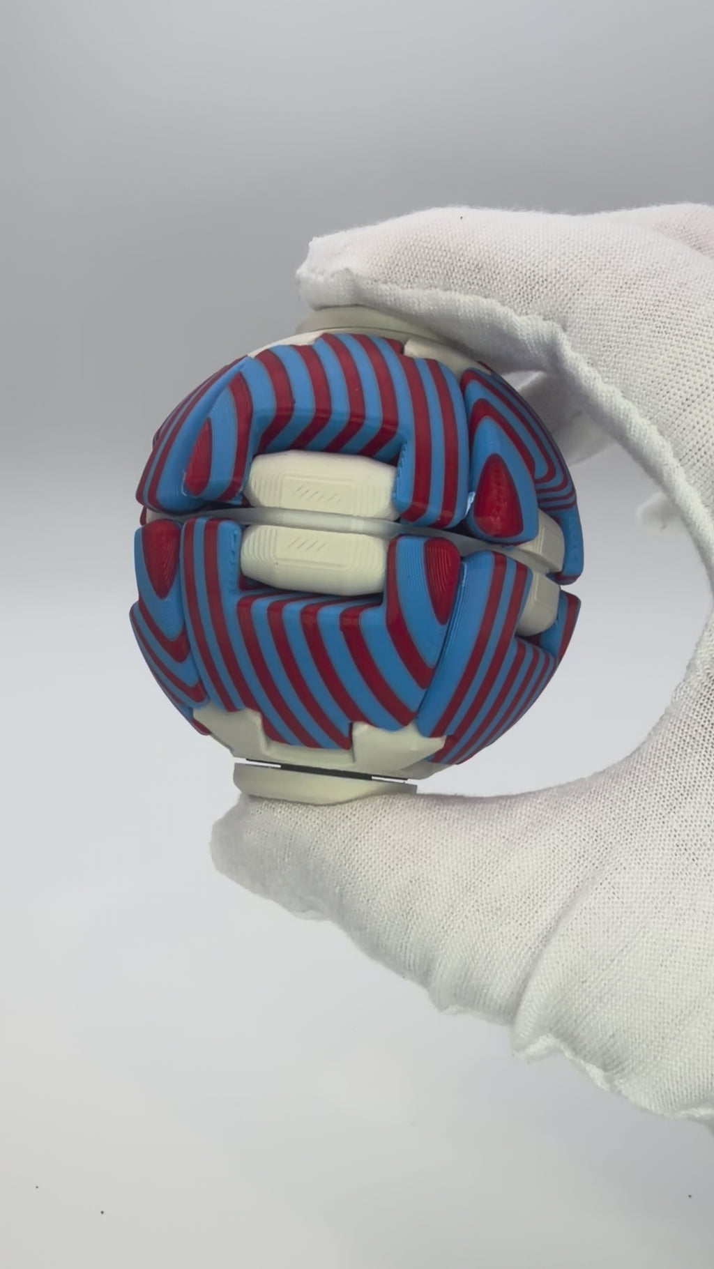 Push-to-Spin Fidget Ball