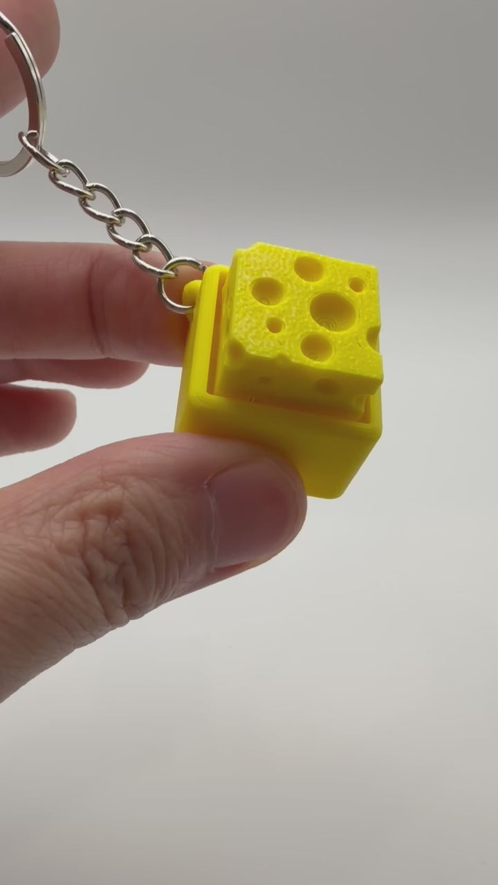Cheese Clicker Keychain